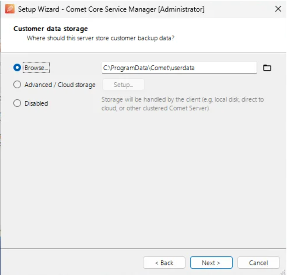 Storage Gateway Screenshot